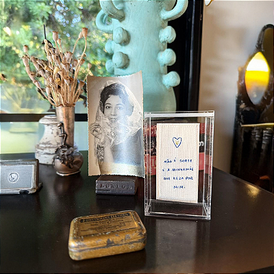 Caixa Acrílica PP - Minha mãe reza