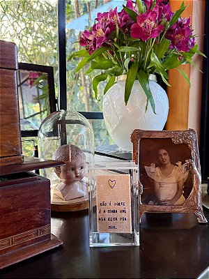 Caixa Acrílica PP - Minha Vó Reza