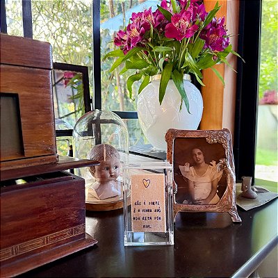 Caixa Acrílica PP - Minha Vó Reza