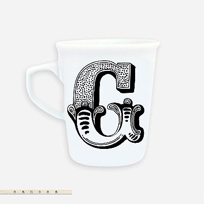 Caneca Alfabeto - G
