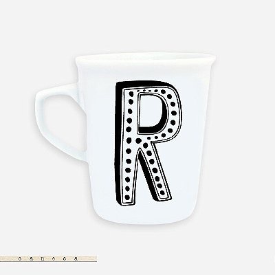 Caneca Alfabeto - R