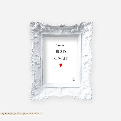 Quadro Rococó - Mon Couer