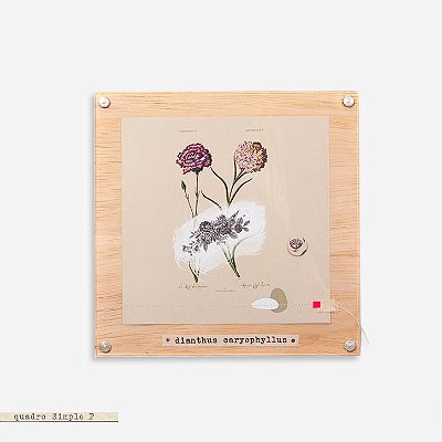 Quadro Simple M- Botânica Cravos