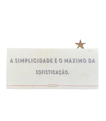 Bloco Vintage - a simplicidade é o máximo da sofisticação