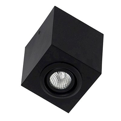 Plafon Box IN40131 11x11x11cm Preto para 1x Lampada E27