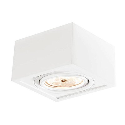 Plafon Box IN41141 11x11x10cm Branco para 1x Lampada AR70/GU10