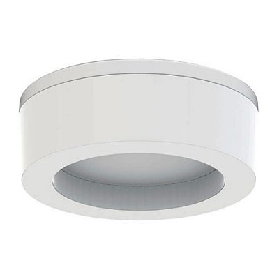 Arandela Plafon Aura Branca 8x4cm com Led Integrado 4W Bivolt