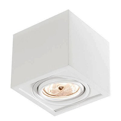 Plafon Box IN40121 11x11x10cm Branco Para 1x Lampada GUI10