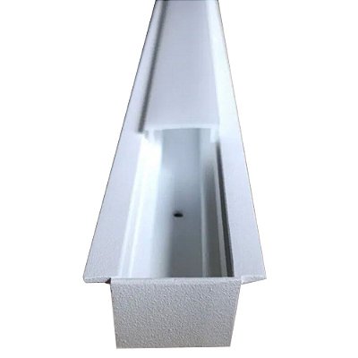 Perfil Embutido Branco Garbo para Fita de Led 34x100cm 12v