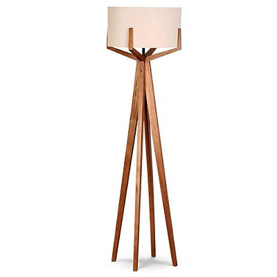 Coluna Imbuia 150x40cm para 1 Lampada E27 sem Cupula