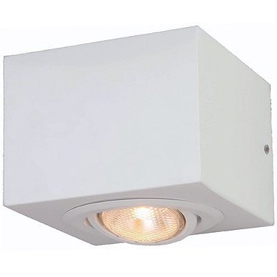 Arandela 742 Branca 11x15x15cm para 1 Lampada E27 PAR20 Bivolt