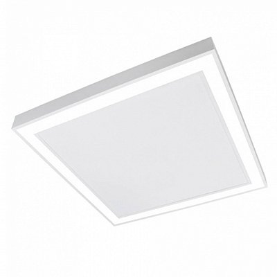 Plafon Quadrada Fit Edge 42x42x4cm Branco com Led Integrado 33,6w 3000k Bivolt