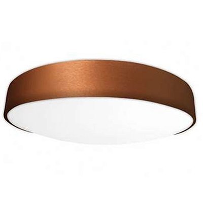 Plafon Redondo 162 Ø60x15cm Cobre para 5 Lampadas E27 Bivolt