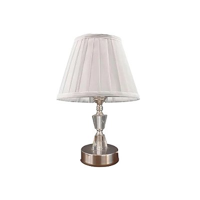 Abajur Cristal 312 com Cupula para Lampada E27 20cm