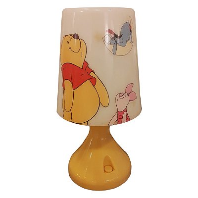 Abajur Infantil Ursinho Pooh com Led Integrado 0,5w 6500k Bivolt