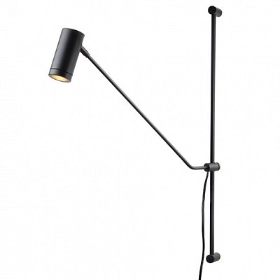 Arandela Articulada 1039 Stelo Preto 60x50x50cm para 1 Lampada MR11 GU10