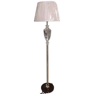 Coluna Cristal 9068 com Cupula 155cm para 1 Lampada E27