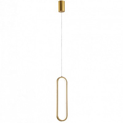 Pendente DCD03022 40x10cm Dourado com Led Integrado 20w 3000k Bivolt