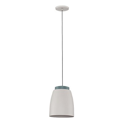 Pendente Zoe 20x20cm Branco para 1 Lampada E27 Bivolt