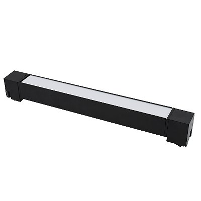 Luminaria para Trilho PRO84455 Preto 60cm com Led Integrado 20w 3000k Bivolt