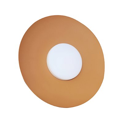 Arandela 1117 Dot Ø30cm Terracota com Led Integrado 14w 3000k Bivolt