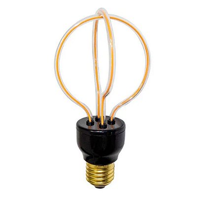 Lampada Filamento 3D Led 8w 2200k E27 Bivolt