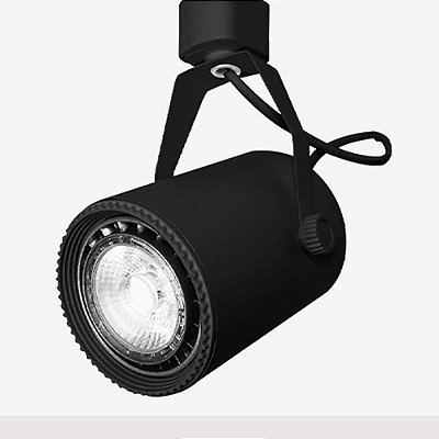 Spot para Trilho 80419 Preto com Adaptador para 1x Lampada E27 PAR20