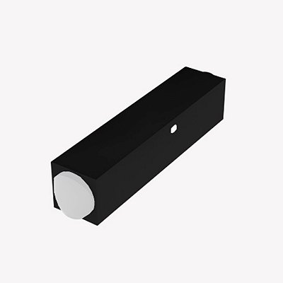 Arandela HM Minima 86480 Preta 7x2cm com Led Integrado 3W 3000k IP65 Bivolt