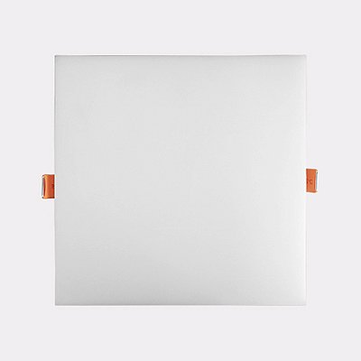 Painel Embutido Quadrado Branco 22x22cm com Led Integrado 30w 3000k Bivolt