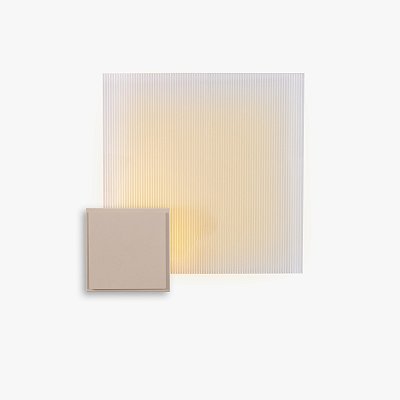 Arandela Almenara Dourada Fosco 27x27x3,5cm c/LED 1,8w 3000k 180lm 127v