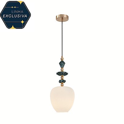 Pendente HPD7804 Ø20cm Branco para 1 Lampada E27