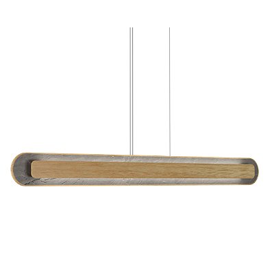 Pendente Petra 1548 Louro Freijó 15x120cm com Led 41w