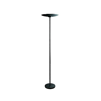 Coluna Dot 1119 Preta 159,5xØ33cm com Led Integrado 12w 3000k Bivolt