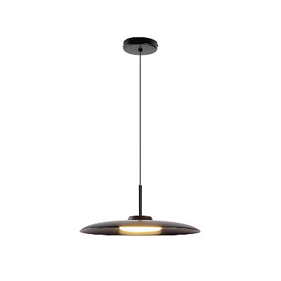 Pendente 1083/55 Dot Ø55cm Preto com Led Integrado 19w 3000k Bivolt