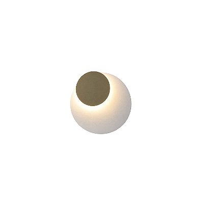 Plafon Mushroom PL02027 Areia Ø30 com Led Integrada 8w 2700k Bivolt