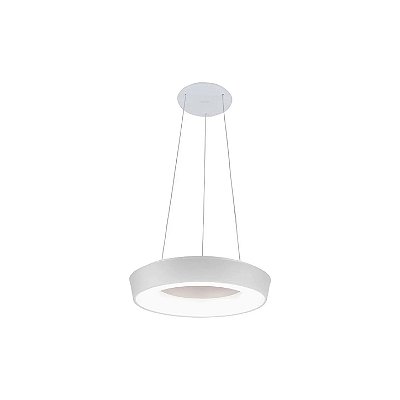 Pendente Apollo 586 47x8,5cm Branco com Led Integrado 25,2w 3000k Bivolt