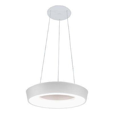 Pendente Apollo 586 47x8,5cm Branco com Led Integrado 25,2w 3000k Bivolt