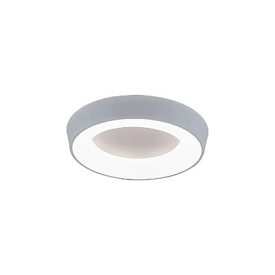 Plafon Redondo Apollo 581 Ø47x8,5cm Branco com Led Integrado 25,2w 3000k Bivolt