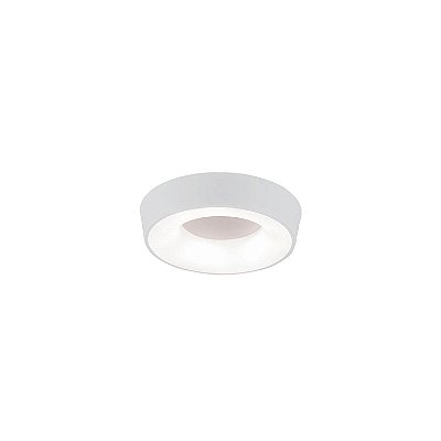 Plafon Redondo Apollo 580 Ø35x8,5cm Branco com Led Integrado 16,8w 3000k Bivolt