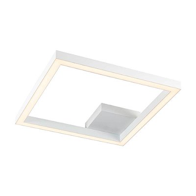 Plafon Quadrada Fit 691 41x41x5,8cm Branco com Led Integrado 33w 3000k Bivolt