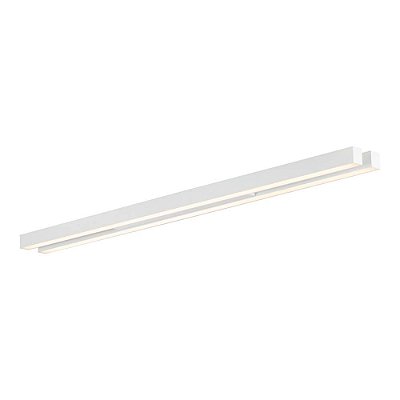 Plafon Fit Retangular 641 86x7x3cm Branco com Led Integrado 48w 3000k Bivolt