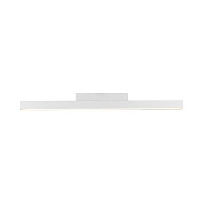 Plafon Fit Retangular 630 58x2,5x5,7cm Branca com Led Integrado 16w 3000k Bivolt