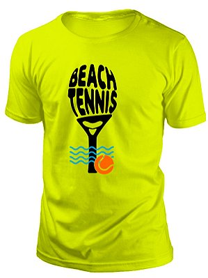 CAMISETA BEACH TENNIS NEON