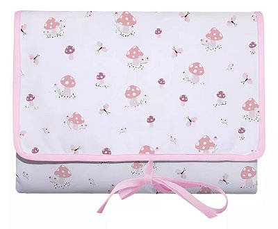 Trocador Porta Fraldas Portátil 66x37cm Forro Impermeável 2229 - Papi