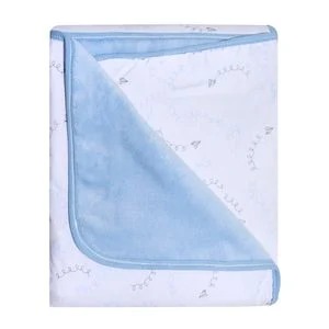 Manta Com Forro de Microfibra 200 fios 85x75cm 3175 Mami Papi