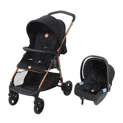 Carrinho para Bebe Com Bebe Conforto Lui 2059 - Burigotto