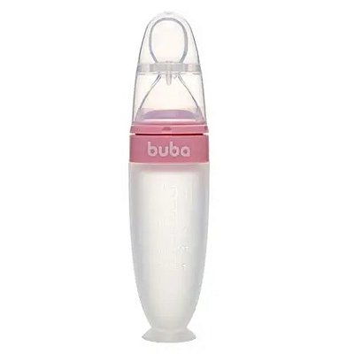 Colher dosadora em silicone com ventosa - Buba
