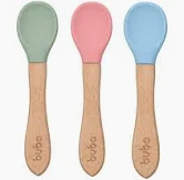Colher Silicone e Bambu 1582 - Buba