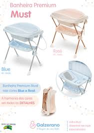 Banheira Com Trocador Premium Must 7000 - Galzerano