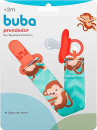Prendedor de Chupeta Animal Fun - Buba